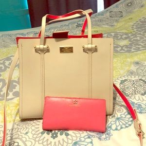 Kate spade bag and matching wallet